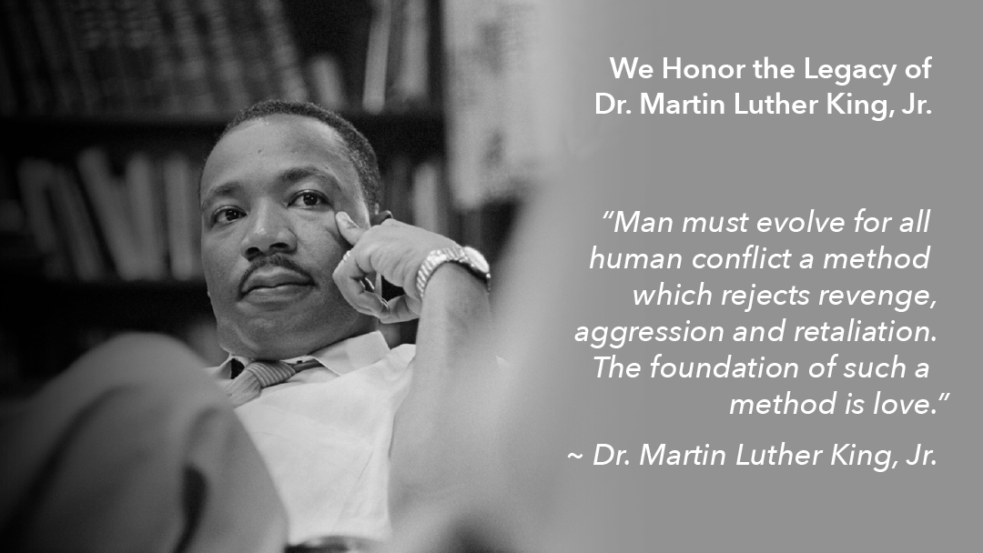 Dr. Martin Luther King Jr. Website Banner