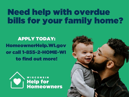 wisconsin Help for homeowners graphic
